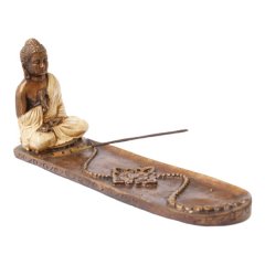 Stojan na vonné tyčinky - meditující Budha