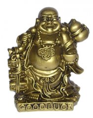 Buddha pro štěstí - zlaty
