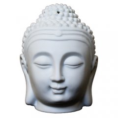 Aromalampa Buddha bílá