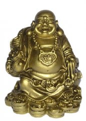 Buddha prosperity zlatý