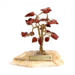 Stromeček štěstí jaspis červený - mini