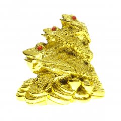 Žabí pyramida - zlatá, 70mm