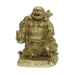 Buddha prosperity, velký, zlatý