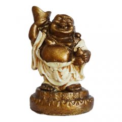 Budha bohatství  a prosperita -  ingot, dýně - Wu Lou, 11cm